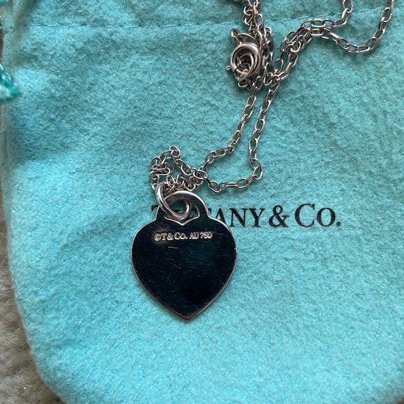 Rare Diamond Return to Tiffany Heart Necklace - Picture 4 of 5